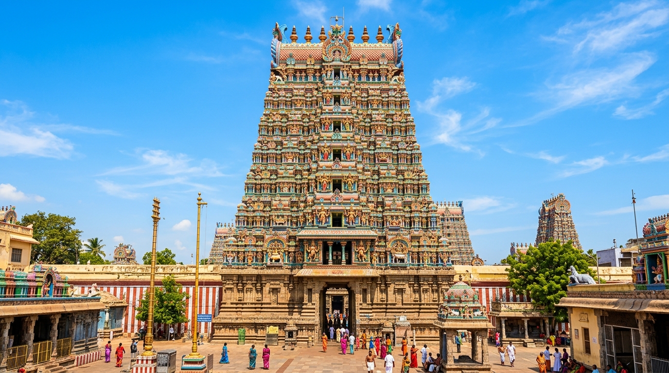 Madurai Meenakshi temple tour cab Sai Travel